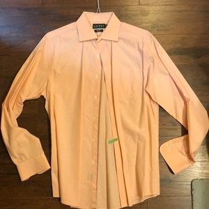 Orange Ralph Lauren Dress Shirt